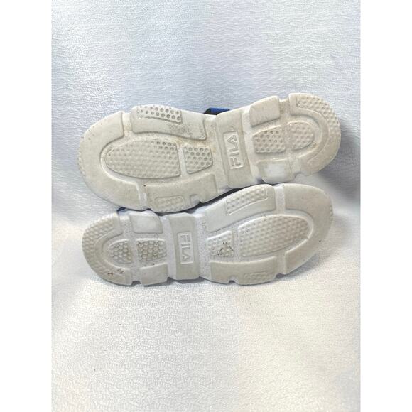 Fila Vastra Blue Black Stretchy kids Running shoes 3RM01311 410 Youth 5.5 - Picture 8 of 8